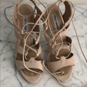 Steven Madden lace up heels